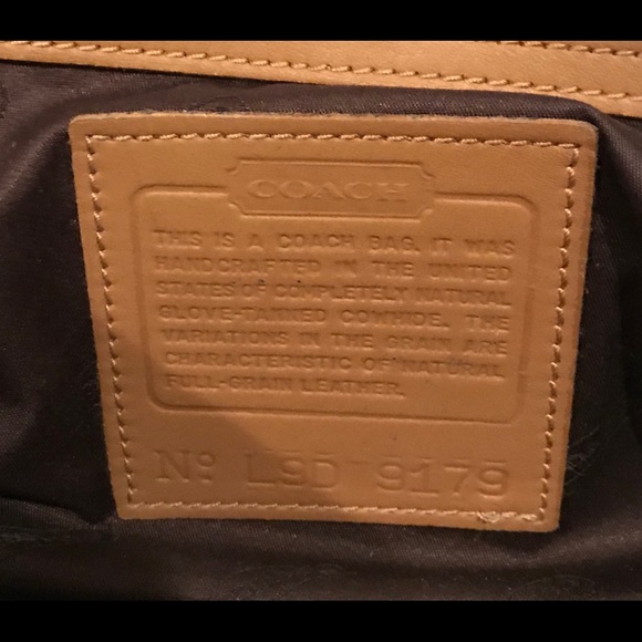 Camel Coach shoulder bag - Picture 2 of 8